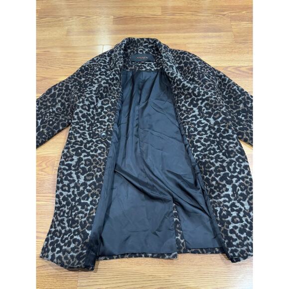 COACH Classic Wool Blend Cocoon Coat Double Breasted Oversized 3/4 Sleeve XS - Picture 14 of 16